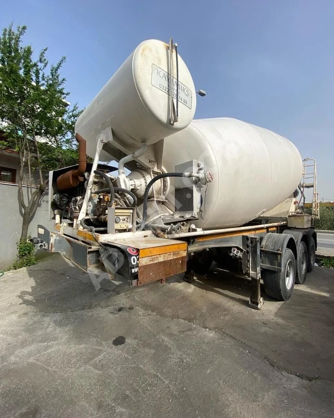 Koluman Mixer trailer engine diesel powered beton mikseri yarı römork