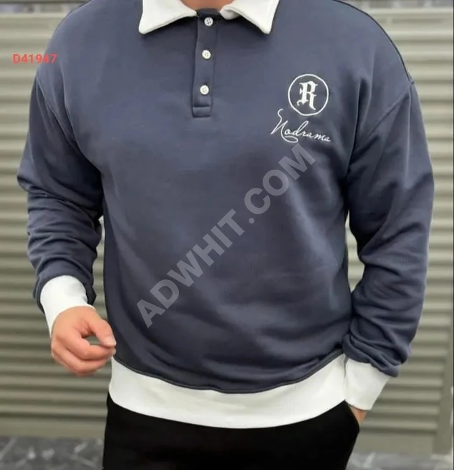 Men's polo neck sweater