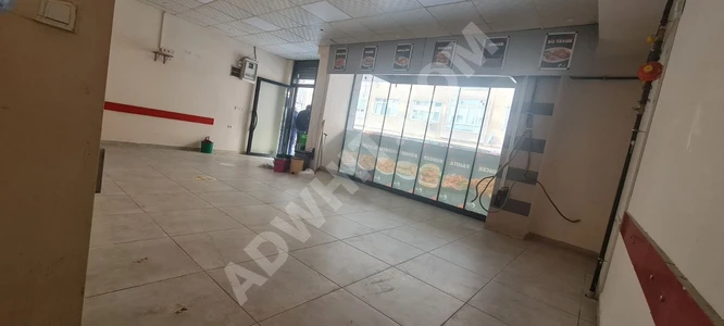 Shop for rent in a new and active building with an area of 70 square meters in the center of Avcılar area