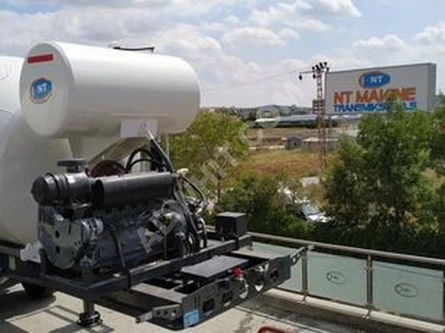 Koluman Mixer trailer engine diesel powered beton mikseri yarı römork