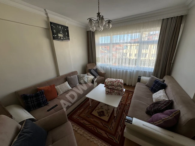 Furnished apartment 3+1 for rent in Siyavuşpaşa