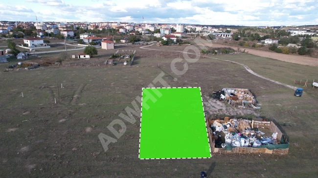 Plot of land with a single deed, area 425 square meters in TEKİRDAĞ ERGENE VELİMEŞE