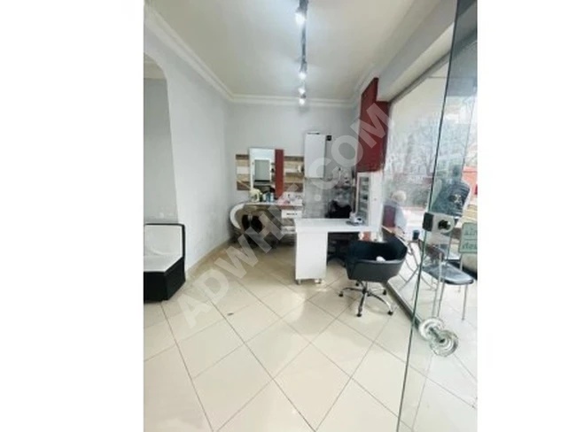 Two commercial premises for sale next to each other in Bahçelievler Merkez with an area of 40+40 square meters