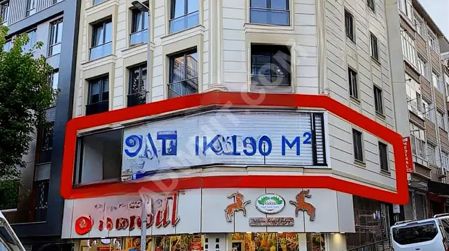 Ground floor shop for sale on YILDIRIM BEYAZIT Street in BAHÇELİEVLER area