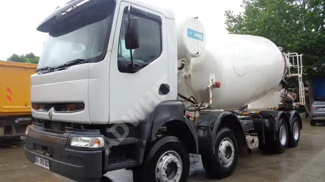 RENAULT KERAX model 2006, 430=42=8X4 concrete mixer İMER