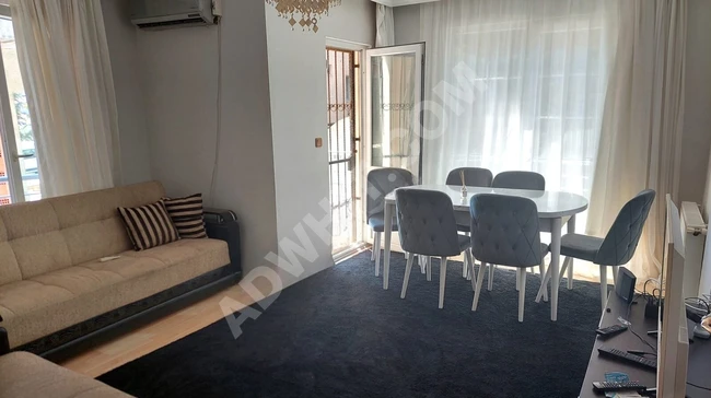 3+1 apartment fully furnished with elevator and master bathroom