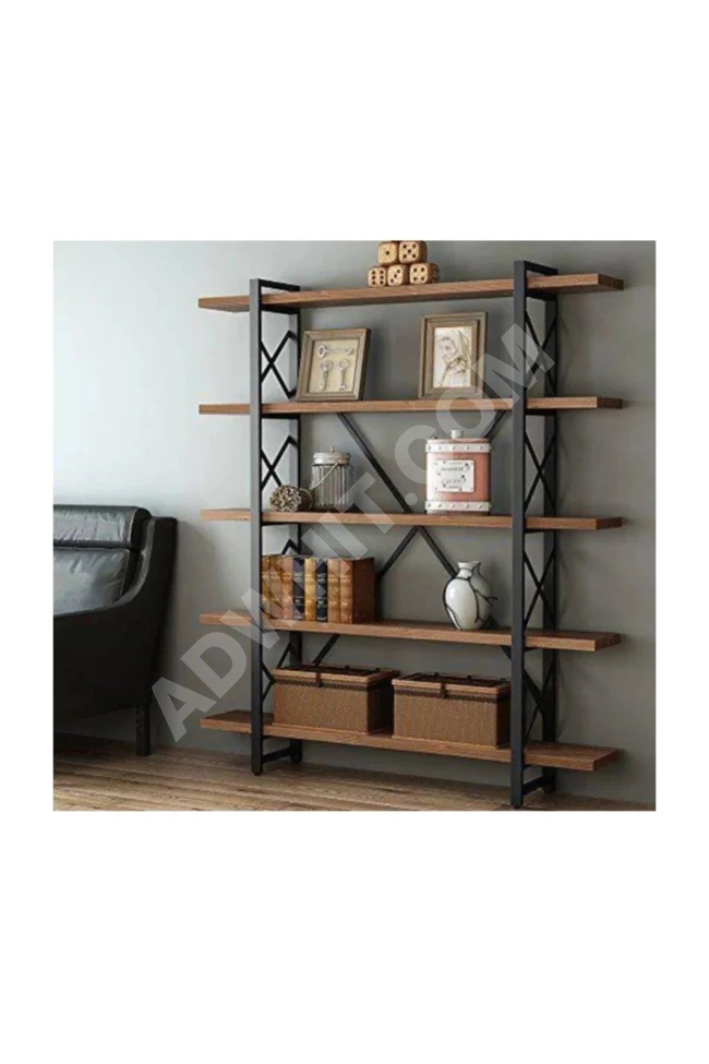 5-shelf bookcase