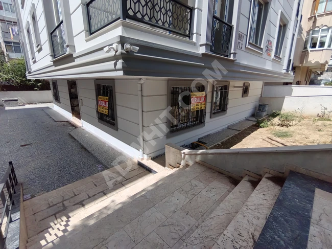 Apartment 2+1 for rent in a new building on the ground floor in the Bahçelievler Merkez area