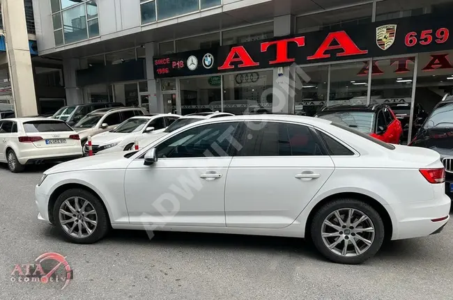 2016 - Audi A4 Sedan 2.0 TDI Dynamic  - سقف بانورامي - دركسيون جلدي - صندوق خلفي جديد -  عداد 143000  كم