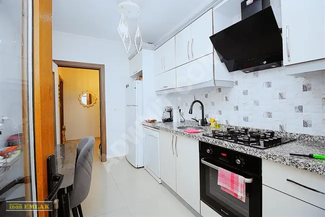 Apartment 2+1 on a middle floor in a new 7-year-old building in SİYAVUŞPAŞA