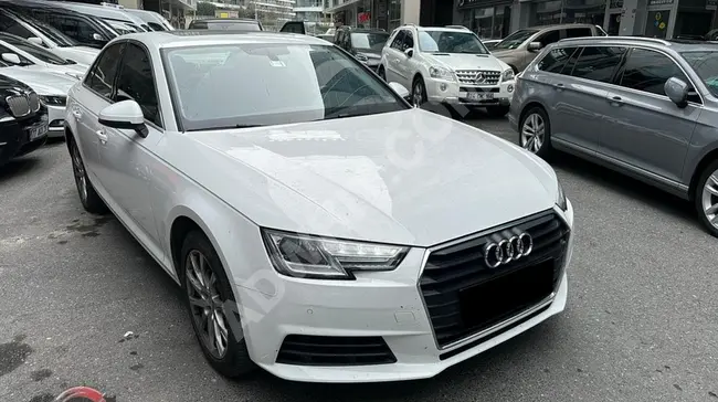 2016 - Audi A4 Sedan 2.0 TDI Dynamic  - سقف بانورامي - دركسيون جلدي - صندوق خلفي جديد -  عداد 143000  كم