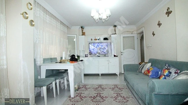 An apartment 2+1 on the second floor on ULUBATLI HASAN street in BAHÇELİEVLER, with floor ownership