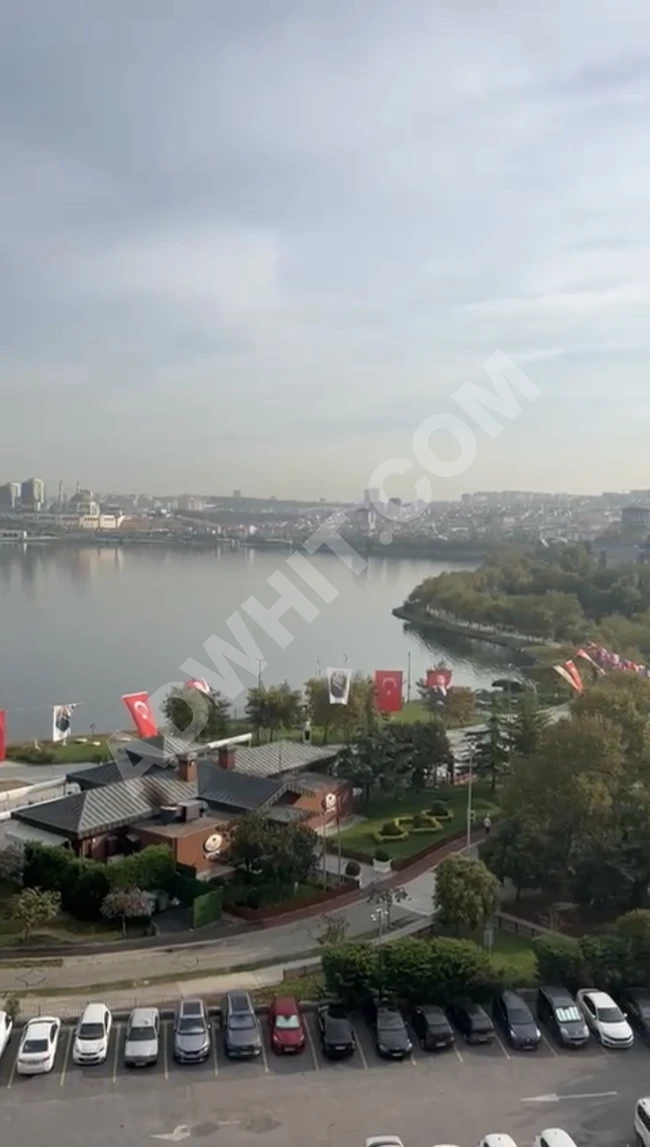 An opportunity apartment for sale in Istanbul with a full view of Kucukcekmece Lake