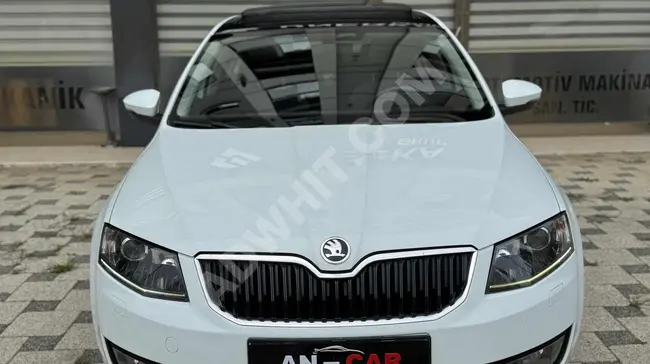 2017 SKODA OCTAVİA -  سقف زجاجي - صيانة شاملة - دفعة اولى %30 و الباقي بدفعات مؤجلة لمدة 36 شهرا - من AN-CAR