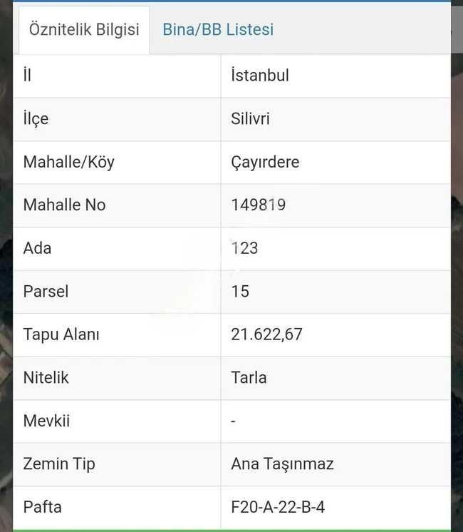 أرض للبيع في SİLİVRİ بمساحة 300 متر مربع مع موافقة رسمية.