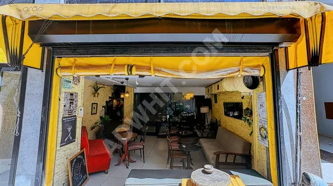 Cafe for rent with direct entrance, two floors, waiving the lease in RASİMPAŞA neighborhood