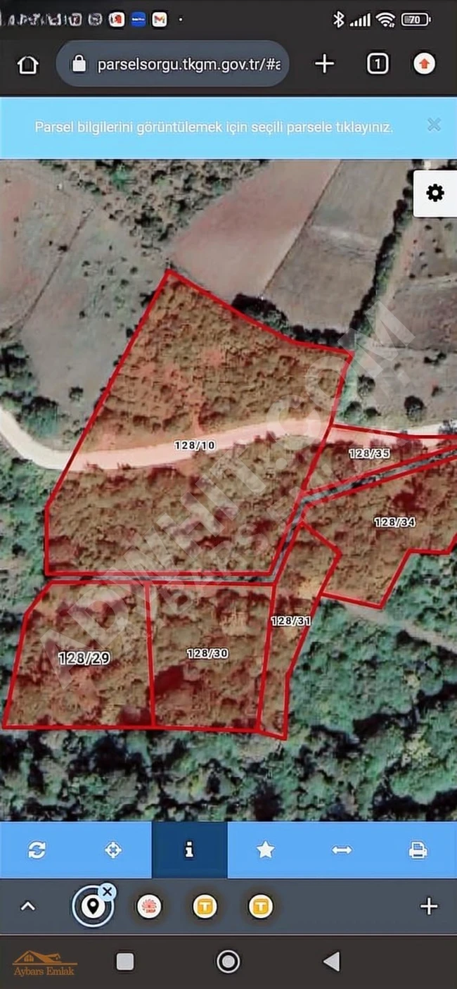 Agricultural land for sale with an area of 1,121 m² in Kocaeli, Gölcük