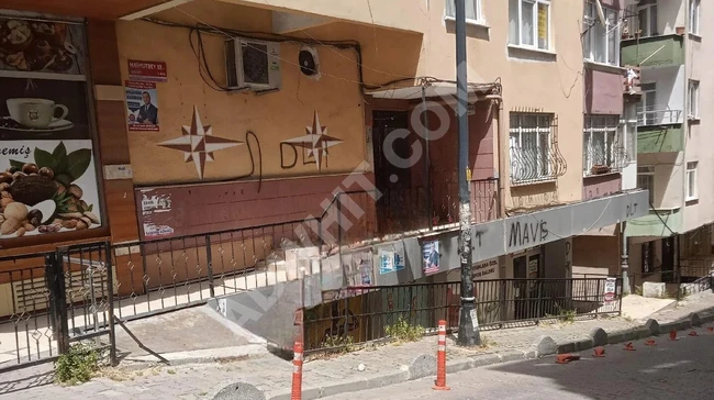 Shop for rent with a net area of 306 square meters on the main street MAHMUTBEY and at the beginning of the 12th side street