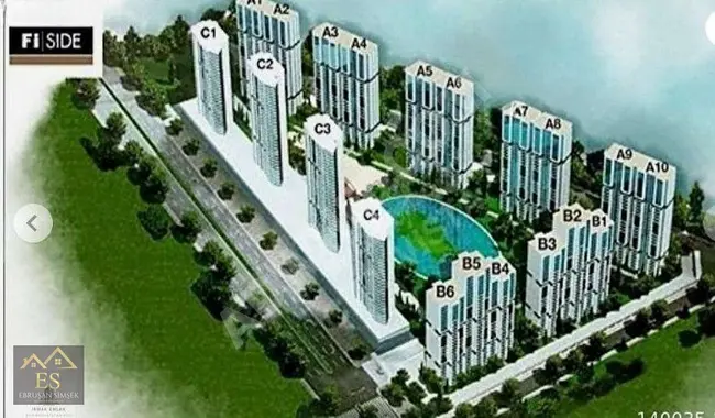 2+1 investment apartment in Fİ SİDE complex in BAHÇEŞEHİR