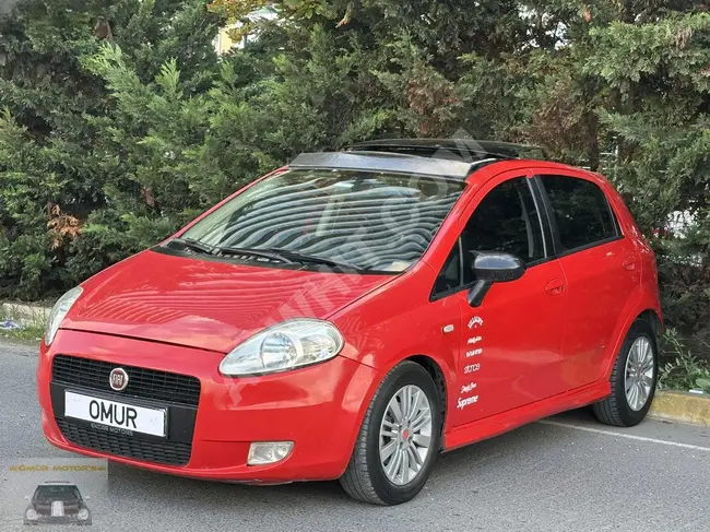 FIAT PUNTO car, diesel, manual transmission with a glass roof and installment options