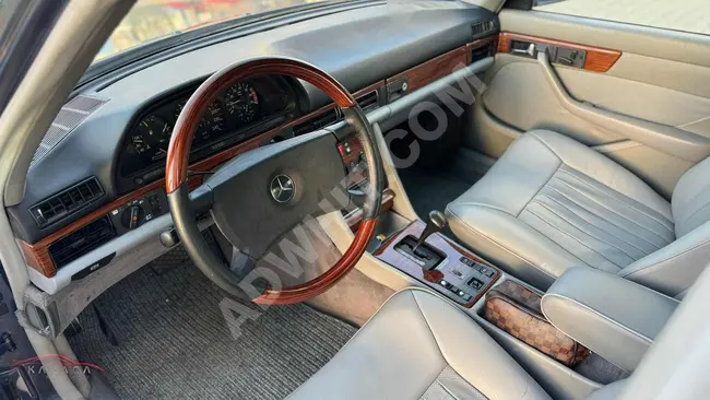 MERCEDES 380 SE مع فتحة سقف، تكييف، فحص فني جديد، 335,000 كيلومتر