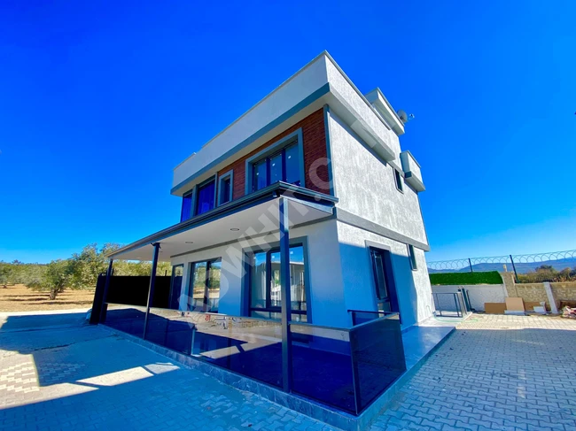 For sale independent villa 3+1 in GÖMEÇ KARAAĞAÇ