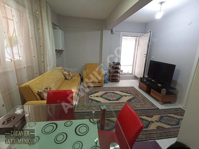 Two 1+1 furnished apartments with condominium ownership yielding a rental income of 20 thousand near UEFA ANIT in BAHÇELİEVLER