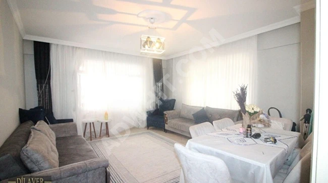 2+1 apartment with an area of 100 square meters on the top floor with a southern facade in BAHÇELİEVLER - SİYAVUŞPAŞA