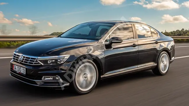 سيارة PASSAT 2.0 TDI DSG موديل 2017 بجنوط فيرونا - تغليف خشبي