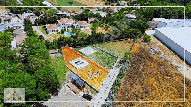 Land with an area of 721 m² in Çatalca Gökçeali surrounded by a wall