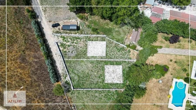 Land with an area of 721 m² in Çatalca Gökçeali surrounded by a wall