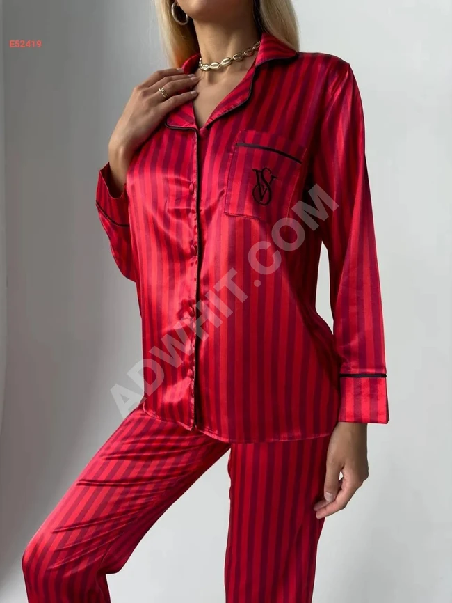 Classic satin pajamas brand