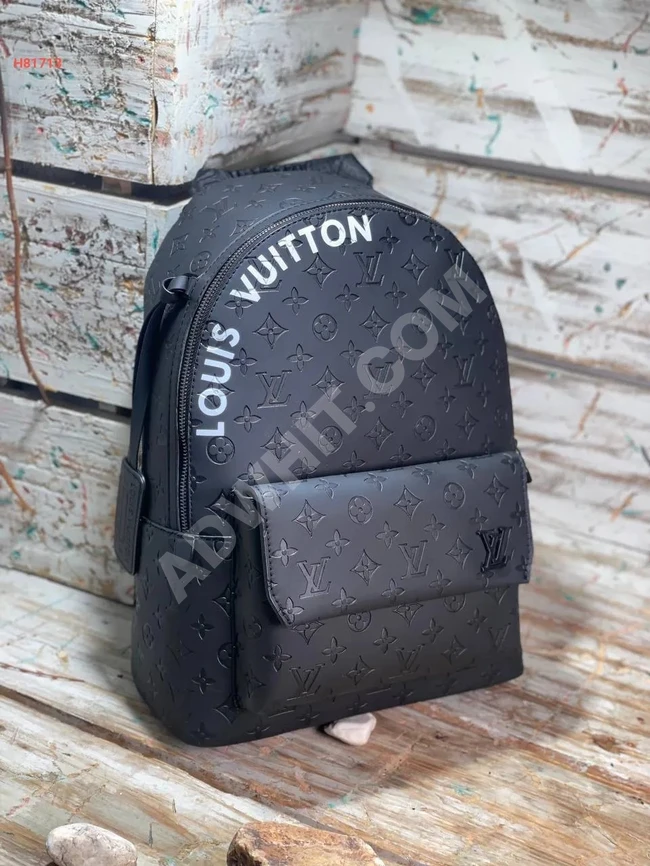 louis vuitton black backpack