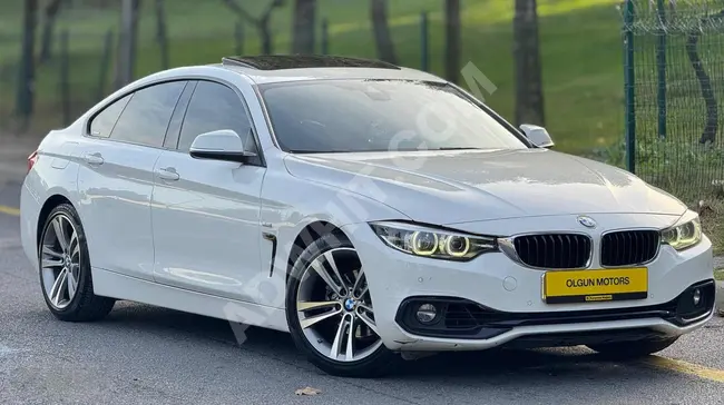 BMW 4.18İ SPORTLİNE - بفتحة سقف , ذاكرة مقاعد , بدون عيوب-طلاء