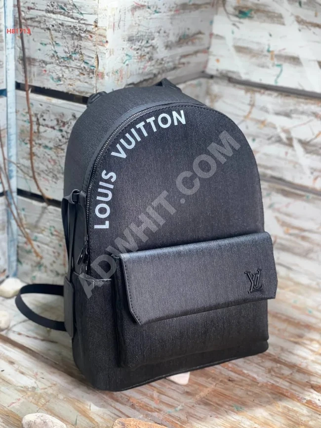 louis vuitton black backpack