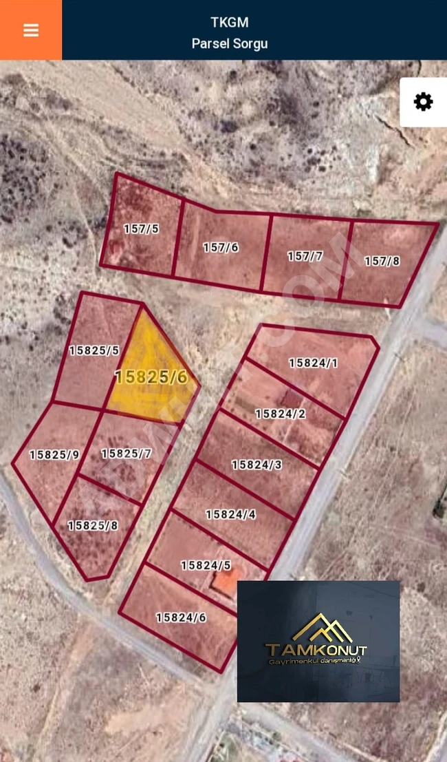 Land for sale in BAĞPINAR from TAMKONUT REAL ESTATE!