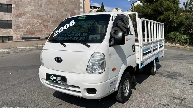 2006 - KIA BONGO - بصندوق صاج مفتوح - محرك TURBO - اطارات مزدوجة - بدون عيوب - من HUZUR