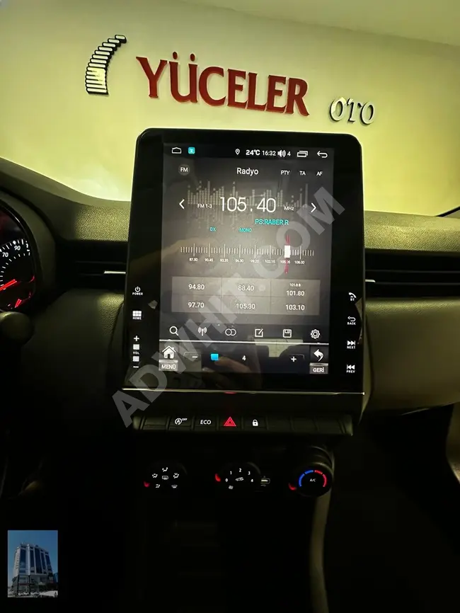 CLIO model 2022 with Tesla screen, free from defects, with 20% added tax - from YÜCELER OTO