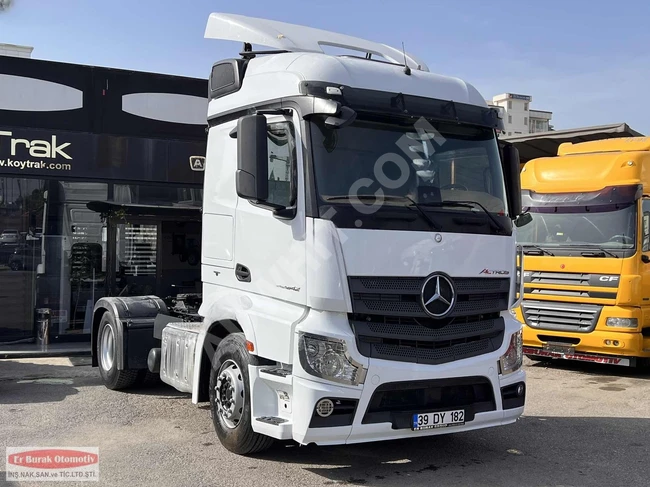 2018 - MERCEDES 1842 ACTROS - مع مثبط سرعة ( ROTERDAR ) - مكيف - مع قطع غيار PTO - من شركة ERBURAK