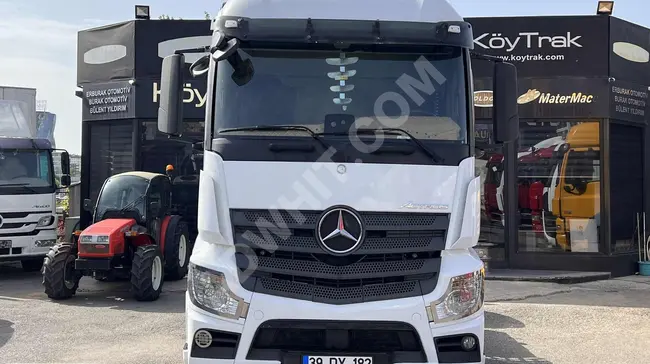 2018 - MERCEDES 1842 ACTROS - مع مثبط سرعة ( ROTERDAR ) - مكيف - مع قطع غيار PTO - من شركة ERBURAK