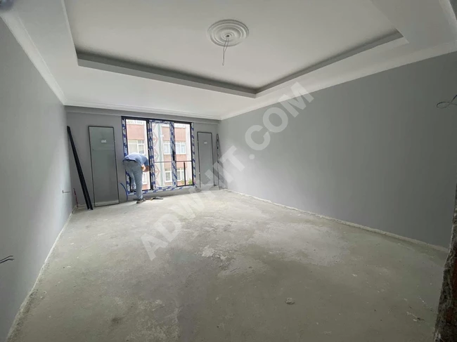 3+1 apartment for sale on the middle floor of a new building in the Yayla area