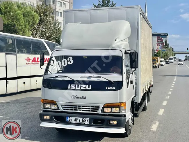 ISUZU NPR truck model 2003 | With retractable side curtain and full inspection