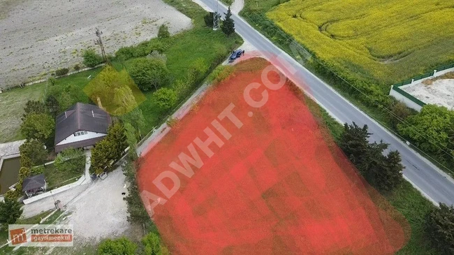 Land for sale with an area of 1595 square meters facing the road in ÇATALCA BAŞAKKÖY area