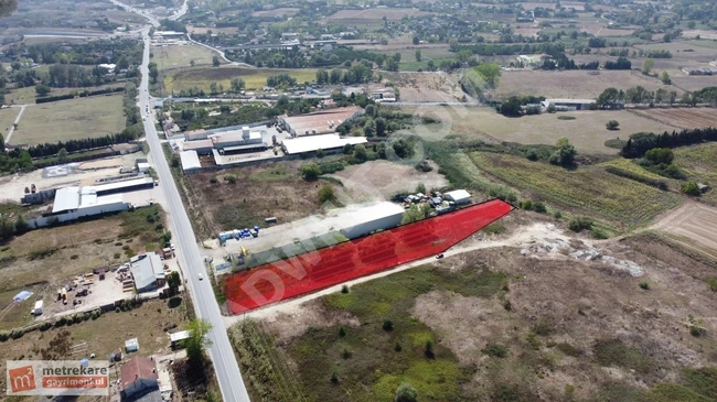 A licensed land with an area of 4689 m² on the asphalt road in ÇATALCA