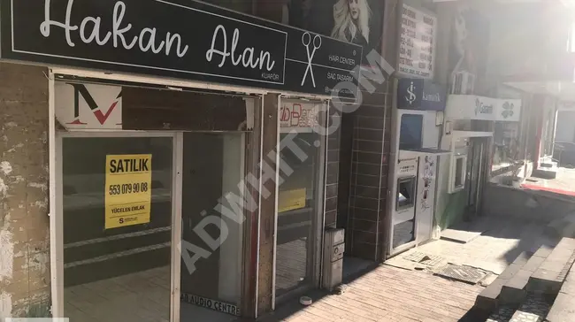 A spacious corner shop located on the street in the SOĞANLI area is available for rent from YÜCELEN EMLAK