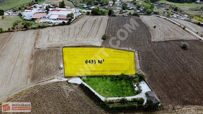 Licensed land with an area of 6435 m² in ÇATALCA KALEİÇİN