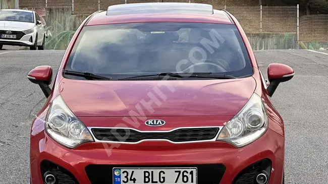 سيارة  KIA RIO 1.4 CRDI SPORTY موديل 2013  مع سقف بانورامي عداد 148,000 كم