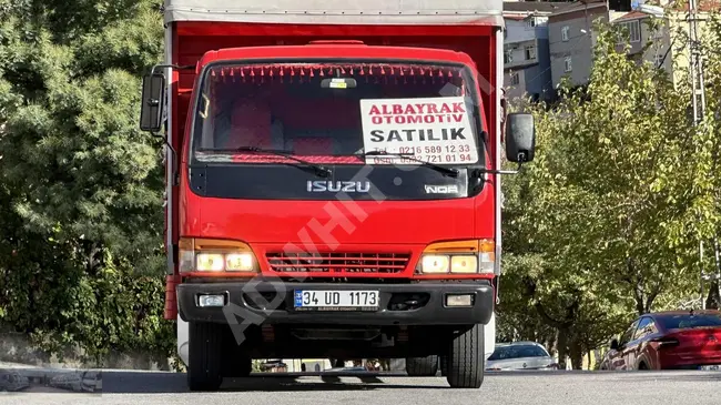 ALBAYRAK OTOMOTİV'DEN 2000 ISUZU NQR AÇIK KAYAR TENTELİ KAMYON