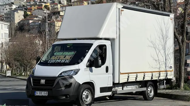 Small truck 4200L FIAT DUCATO model 2023 box with large folding doors without defects, from HUZUR