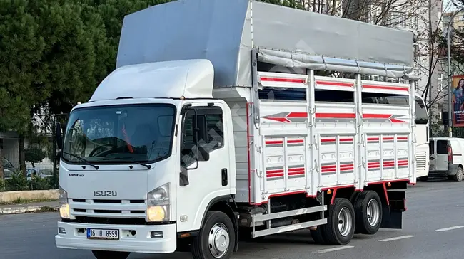 2015 ISUZU NPR 3D 10 TEKER KAMYON SEBZE ÇITA 16 TON BASAR ORJİNL